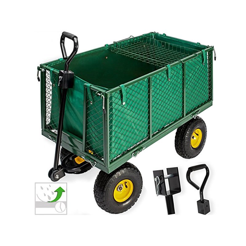 Heavy duty wheelbarrow garden trolley mesh cart-TC1840AH