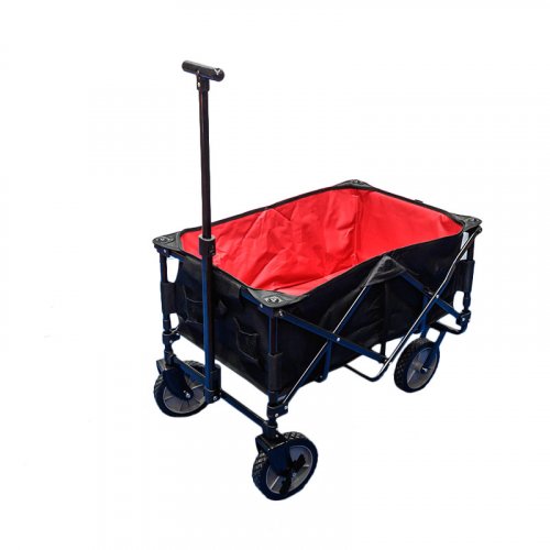 Folding Wagon Utility Garden Cart Collapsible Utility Beach Outdoor Wagon CartFW-005B