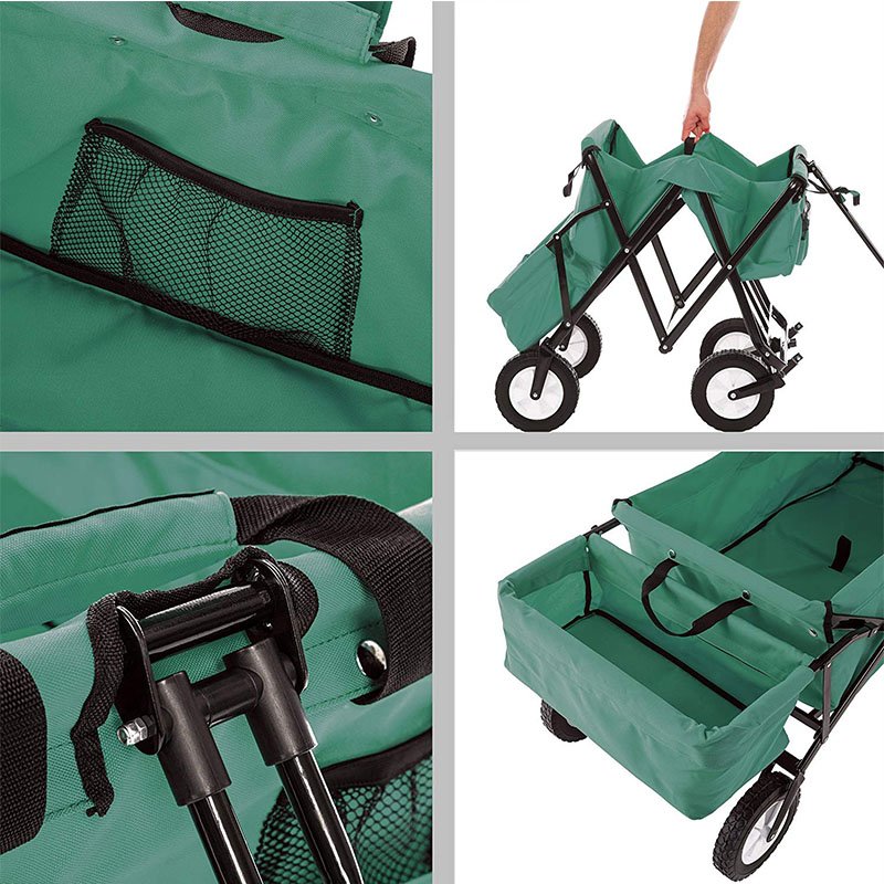 Collapsible Heavy Duty Folding Wagon Cart-FW-004