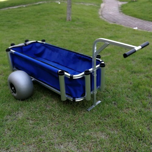 Camping Outdoor Fishing Cart With Two Balloon Wheel-FW2025