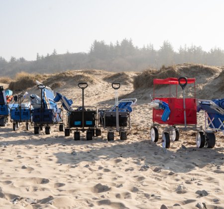 What is an outdoor folding wagon?